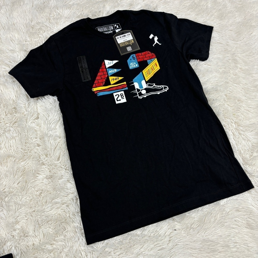 Baseballism “42” tee 2021 woman’s short sleeve shirt NWT size Small